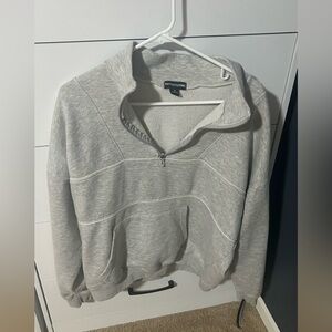 PrettyLittleThing Gray Half Zip